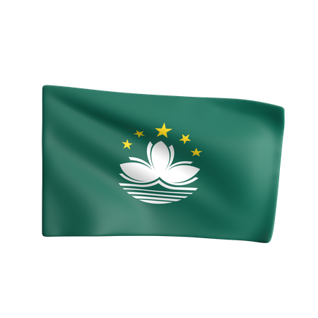 Bandeira de macau  3D Icon