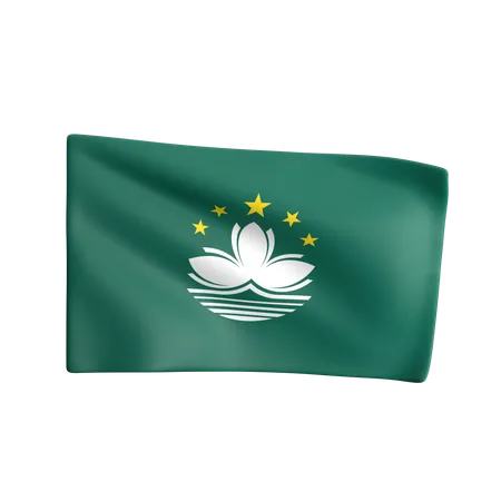 Bandeira de macau  3D Icon