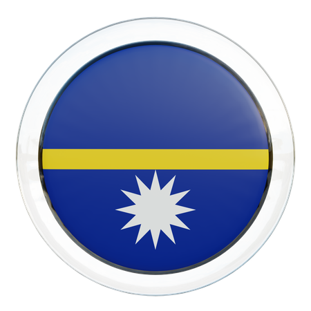 Bandeira de nauru  3D Flag