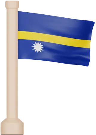 Bandeira de nauru  3D Icon