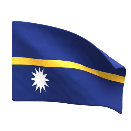 Bandeira de nauru  3D Icon