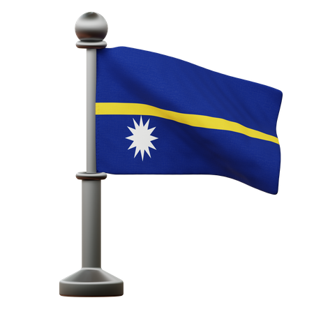 Bandeira de nauru  3D Icon