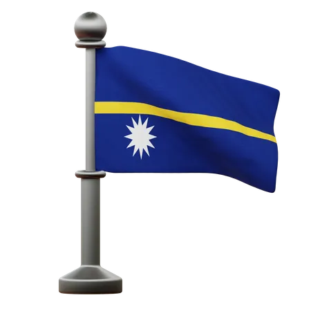 Bandeira de nauru  3D Icon