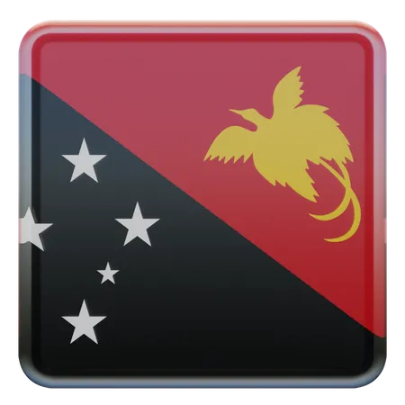 Bandeira de papua nova guiné  3D Flag