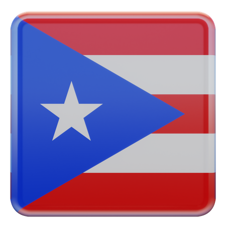 Bandeira de porto rico  3D Flag