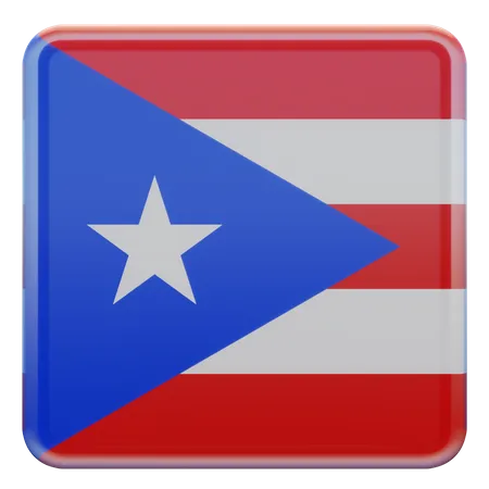 Bandeira de porto rico  3D Flag