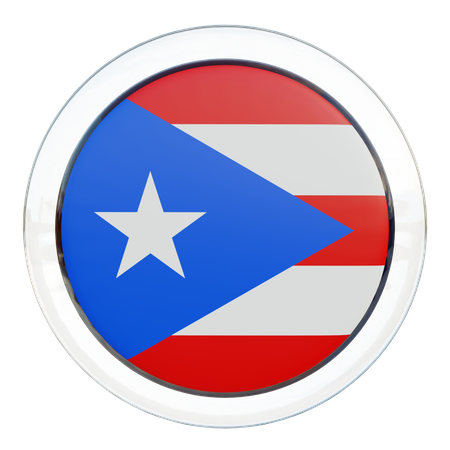 Bandeira de porto rico  3D Flag