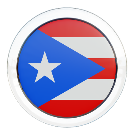 Bandeira de porto rico  3D Flag