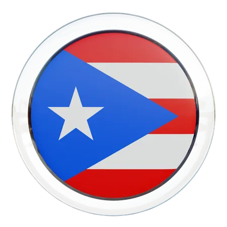 Bandeira de porto rico  3D Flag