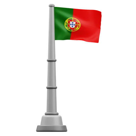 Bandeira de portugal  3D Icon