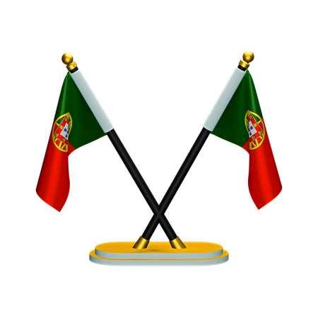 Bandeira de portugal  3D Icon