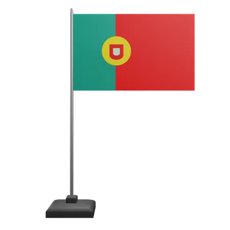 Bandeira de portugal  3D Icon