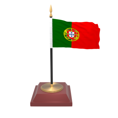 Bandeira de portugal  3D Icon