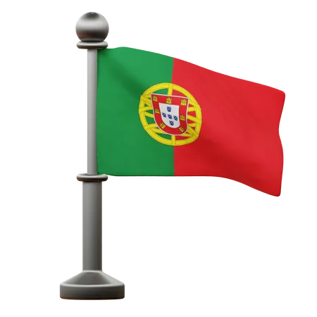 Bandeira de portugal  3D Icon