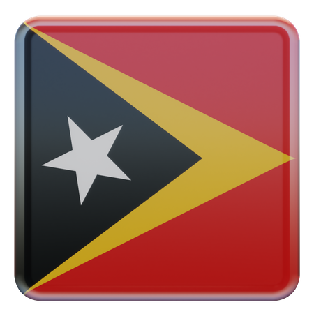 Bandeira de timor leste  3D Flag