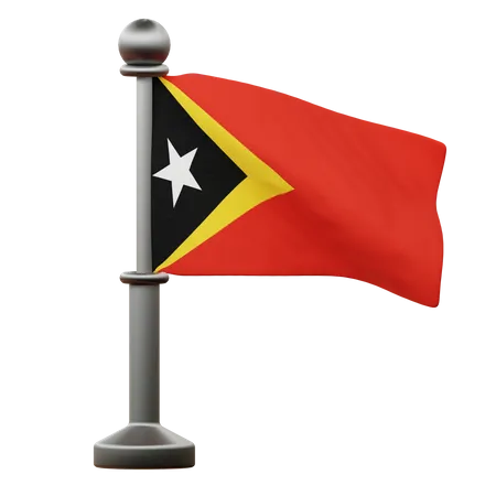 Bandeira de timor leste  3D Icon