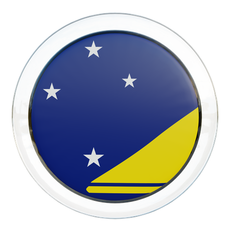 Bandeira de Tokelau  3D Flag