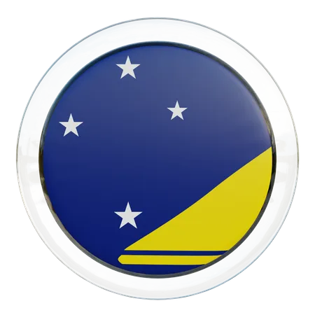 Bandeira de Tokelau  3D Flag