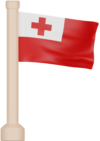 Bandeira de Tonga  3D Icon