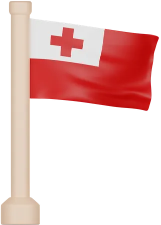 Bandeira de Tonga  3D Icon