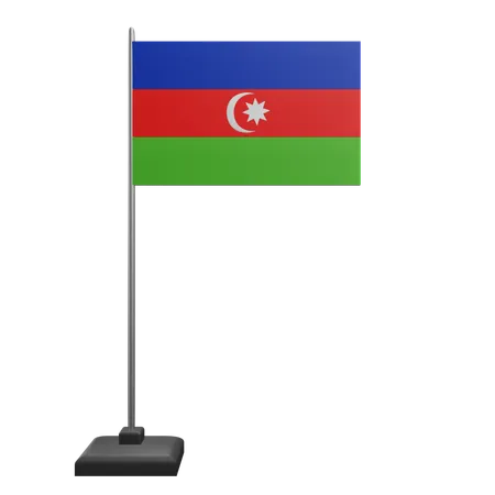 Bandeira do Azerbaijão  3D Icon