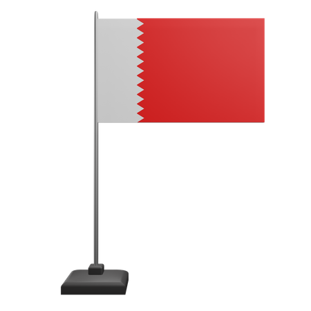 Bandeira do Bahrein  3D Icon