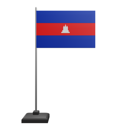 Bandeira do Camboja  3D Icon