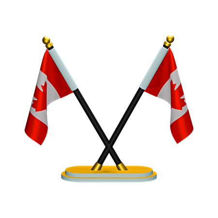 Bandeira do Canada  3D Icon