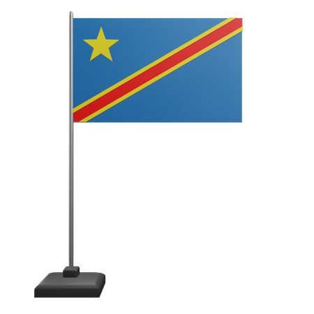 Bandeira do Congo  3D Icon