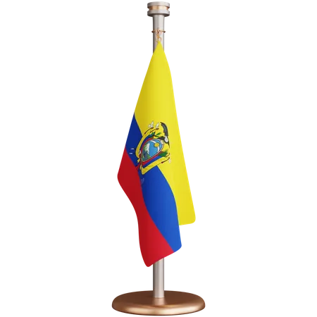 Bandeira do equador  3D Icon