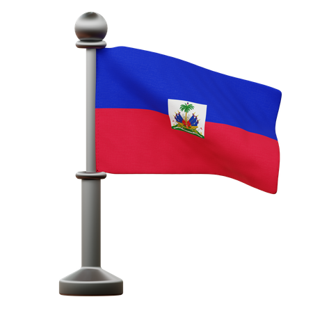 Bandeira do Haiti  3D Icon