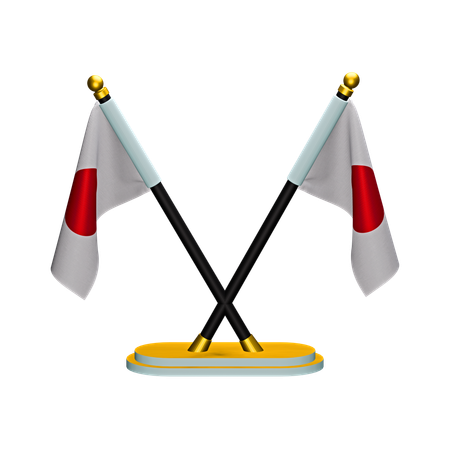 Bandeira do japão  3D Icon