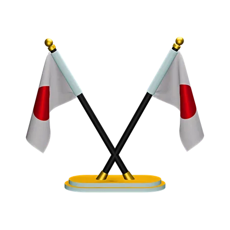 Bandeira do japão  3D Icon