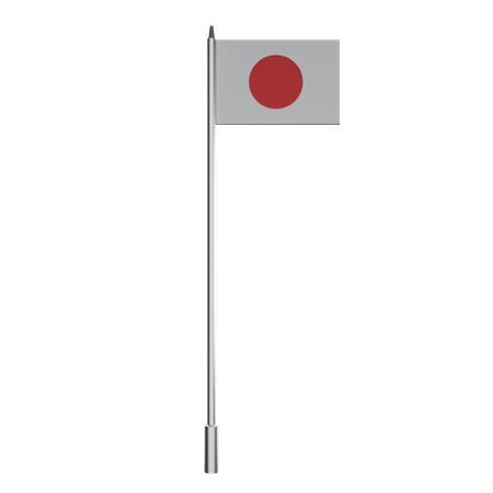 Bandeira do japão  3D Icon