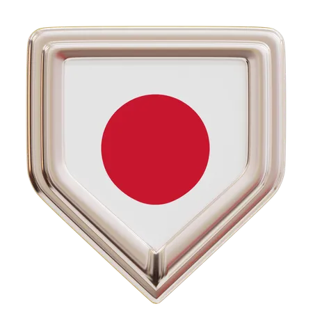 Bandeira do japão  3D Icon