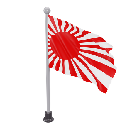 Bandeira do japão  3D Icon