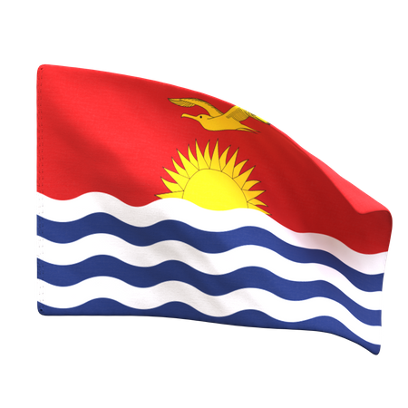 Bandeira do Quiribati  3D Icon
