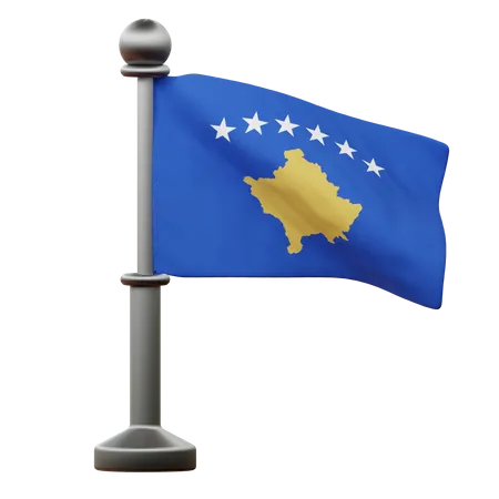 Bandeira do Kosovo  3D Icon