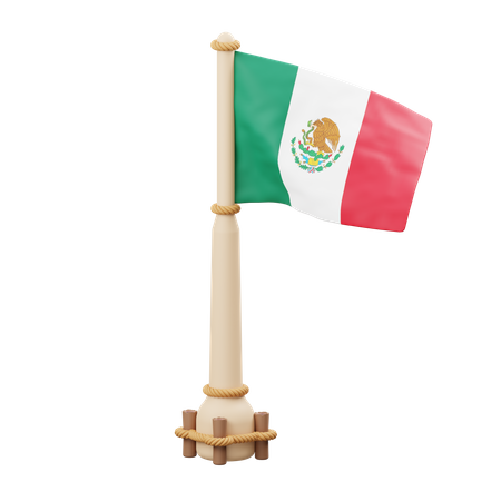 Bandeira do México  3D Icon