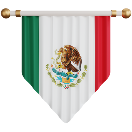 Bandeira do México  3D Icon