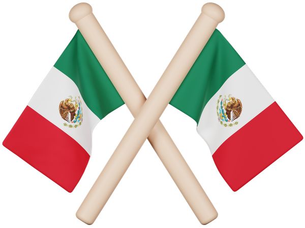 Bandeira do México  3D Icon