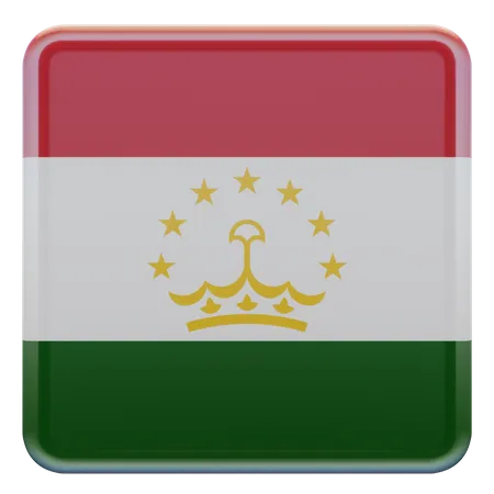 Bandeira do tajiquistão  3D Flag