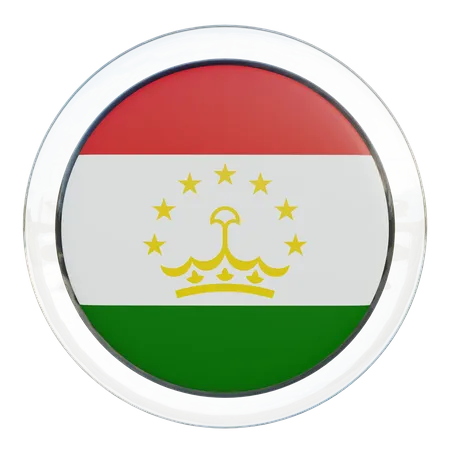 Bandeira do tajiquistão  3D Flag