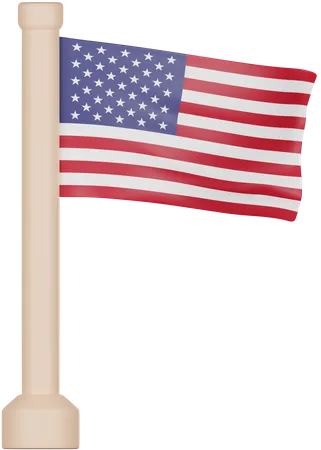Bandeira dos estados unidos  3D Icon
