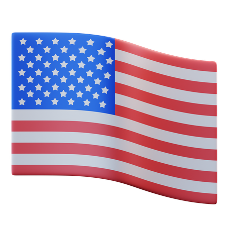 Uma bandeira  3D Icon