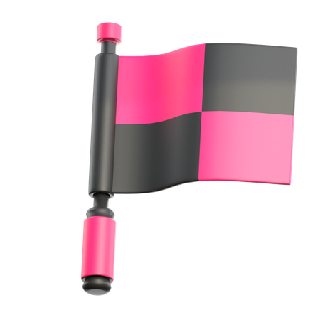 Bandeira dos Juízes de Linha  3D Icon