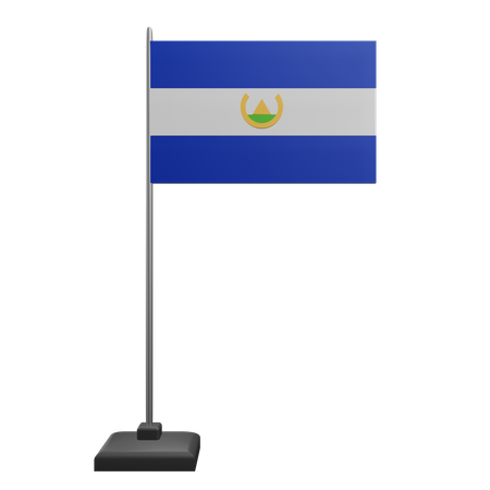 Bandeira do salvador  3D Icon