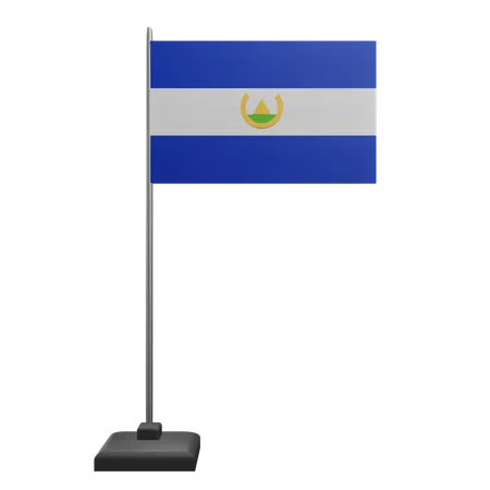 Bandeira do salvador  3D Icon