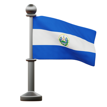 Bandeira do salvador  3D Icon