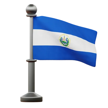 Bandeira do salvador  3D Icon